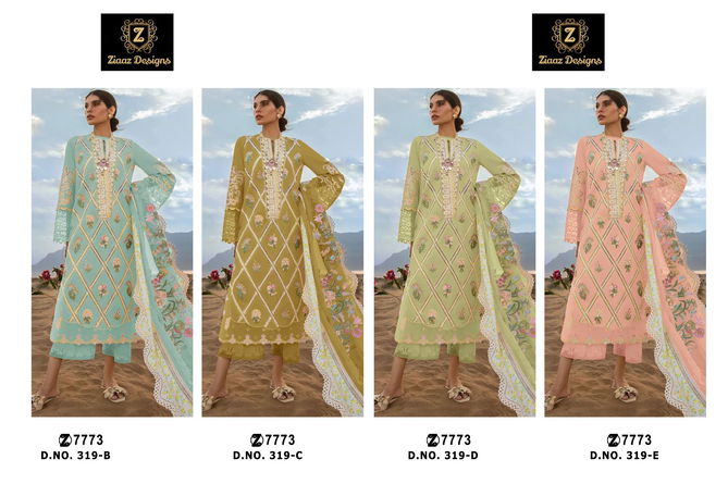 Ziaaz Designs Crimosn Vol 4 Pakistani Suits Catalog
